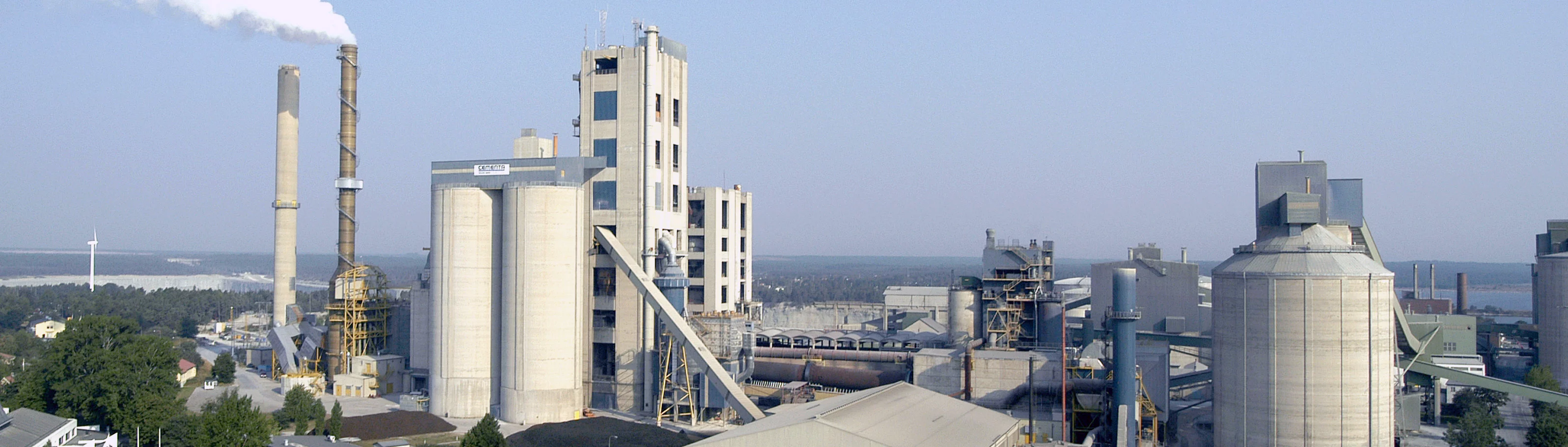 Cementas fabrik i Slite på Gotland.